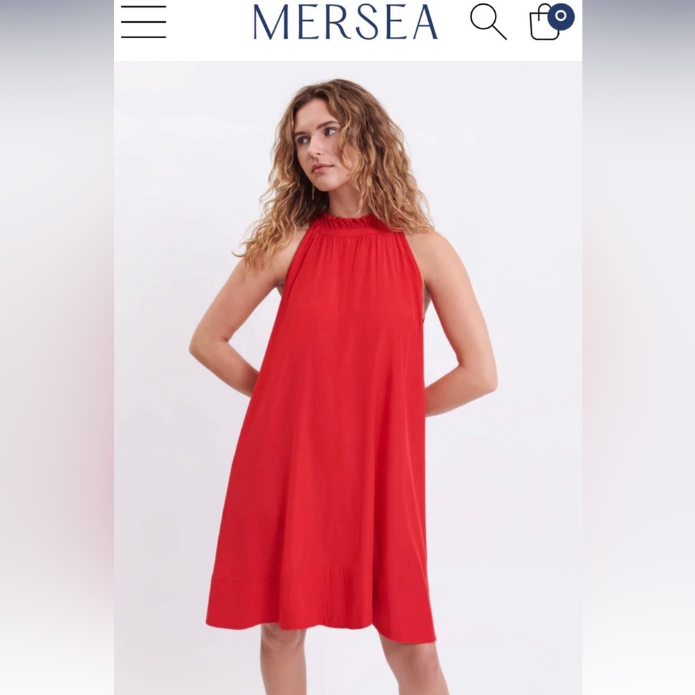 NWT Mersea Endless Summer Dress In Red Size S/M